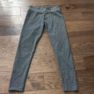 grey cotton aerie leggings
